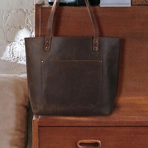 Elizo Naked Leather Tote Bag